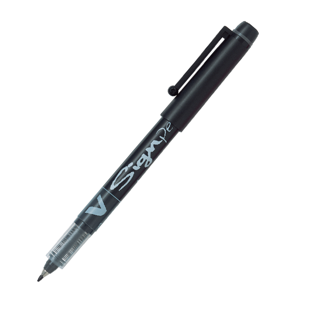 أقلام سائل بايلوت توقيع عريض أسود SW-VSP
